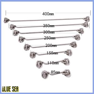 bluesea Stainless Steel Cabin Hook And Eye Latch Lock Shed Gate Door Catch Silent Holder