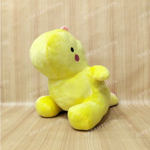 Boneka Dinosaurus Gendut Dino Kuning Spandex L