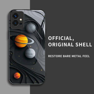 สำหรับ Vivo Y75 5G & Vivo Y55 5G ดาวเคราะห์สตาร์รี่ บุคลิกภาพทันสมัย เคสศัพท์ป้องกันการตก