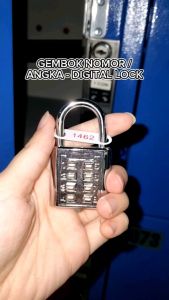 Gembok Koper Nomer / Gembok Nomor Pencet Angka / sandi 8 digit & 10 digit CJSJ RRT import silver - Lazada
