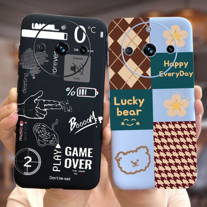 For Realme 11 Pro Case Cute Fashion Art Painted Cover Soft