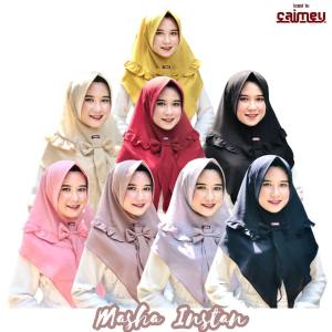 Hijab Instan Polos Masha Bahan Diamond Adem