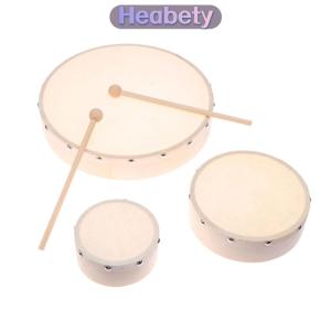 Heabety Khung Trống 4 6 7 8 9 10 Inch Tay Trống Gỗ Trống Với Trống Thanh Thiết Lập Trò Chơi Âm Nhạc Trẻ Em Giáo Dục Đồ Chơi Bộ Gõ Nhạc Cụ