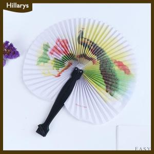 [Hillarys] Mùa hè cầm tay Fan Trung Quốc gấp tay Fan in giấy quà tặng trang trí