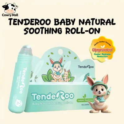 [Upgraded]Tenderoo Baby Natural Soothing Roll-on Calming Cooling Gentle Plant Formula