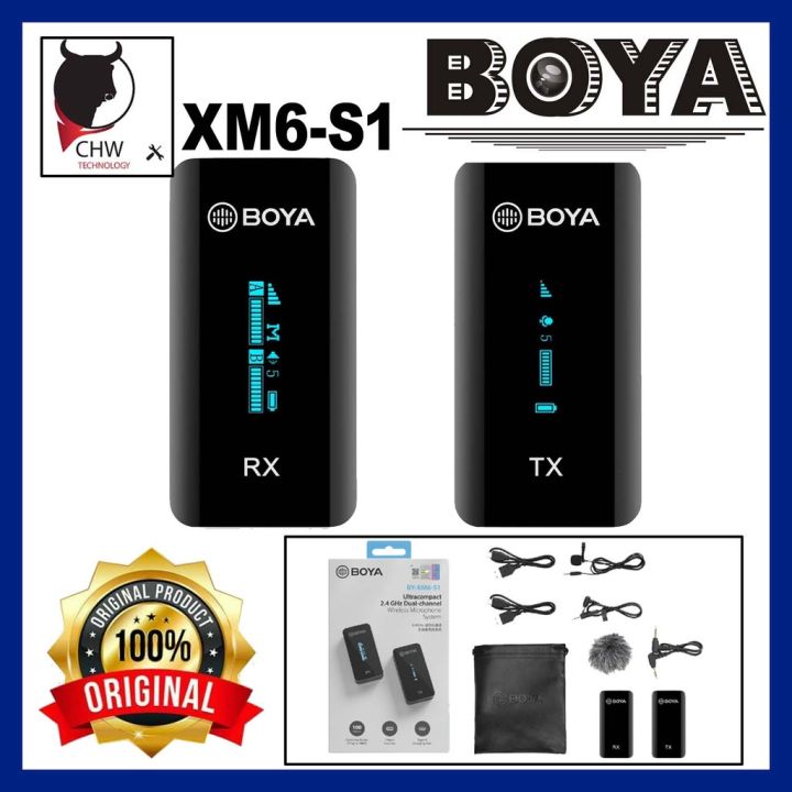 BOYA BY-XM6-S2/ BY-XM6-S1 ULTRACOMPACT 2.4 GHz DUAL-CHANNEL WIRELESS ...