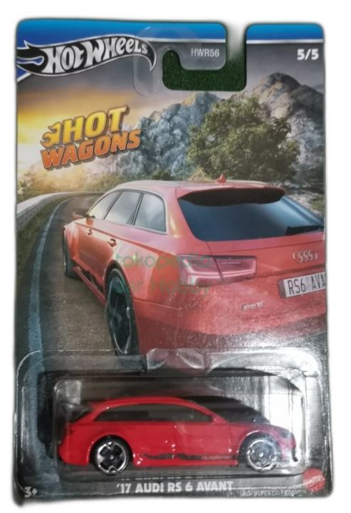 Hot Wheels Car Culture Circuit Legends 17 Audi RS6 AvantVehicle for 3 Kids Years Old & Up, Premium Collection of Car Culture 1:64 Scale Vehicle