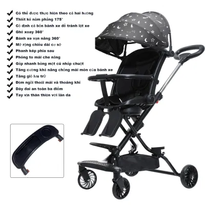 Mmflight Stroller Baby Kereta Dorong Bayi 2 Arah Lipat Stroller