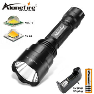 Haixnfire Đèn Pin Siêu Sáng C8S Đèn Lồng Du Lịch LED C8s XM-L T6 L2 U3 Đèn Cắm Trại Zack Đèn Pin Cầm Tay