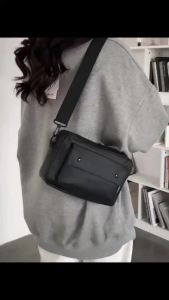 Mumu 5065 Versatile Sleek & Modern Effortless Casual Messenger Bag w/ Adjustable Strap Front Pocket