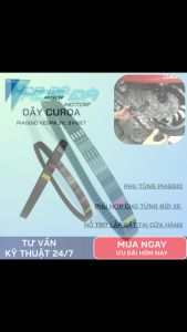 Dây CuRoa/ Dây Cu Roa 3V Cao Cấp Cho Piaggio Vespa 3V/3ViGet Máy 125cc Vespa Lx Sprint Primavera GTS Liberty...