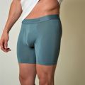 UNDERGRAM Men's Boxer Brief - Cyan Blue ( Size S-7XL ). 