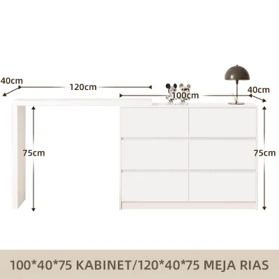 E-TIFE Meja Rias/Meja Rias Minimalis/Meja rias kecil/Meja rias lampu/Meja Rias Modern