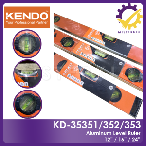KENDO Multipurpose Aluminum Level Spirit Water Level Balance for Home DIY and Repair. Lightweight. Durable. 12" /16" / 24" / 40"