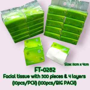 Fresh Days Tissue Box 480s Shuta (F008 )  ( FT-0282 )  ( FT-716 ) Good Quality Tissue Paper ( AZ-AZ )