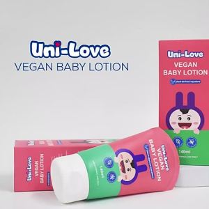 UniLove Vegan Baby Lotion 140ml Pack of 2