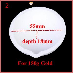 CISWGE shiqinbaihuo High Temperature Quartz Silica Melting Crucible for Jewelry Tool