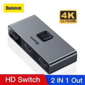 Baseus HDMI I Switch 1x2/2x1 HDR HDMI Audio Adapter for PS4 TV