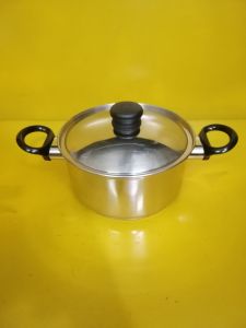 Nồi inox nội địa Nhật size 21cm cao 10cm (mã 551) Dùng được bếp từ