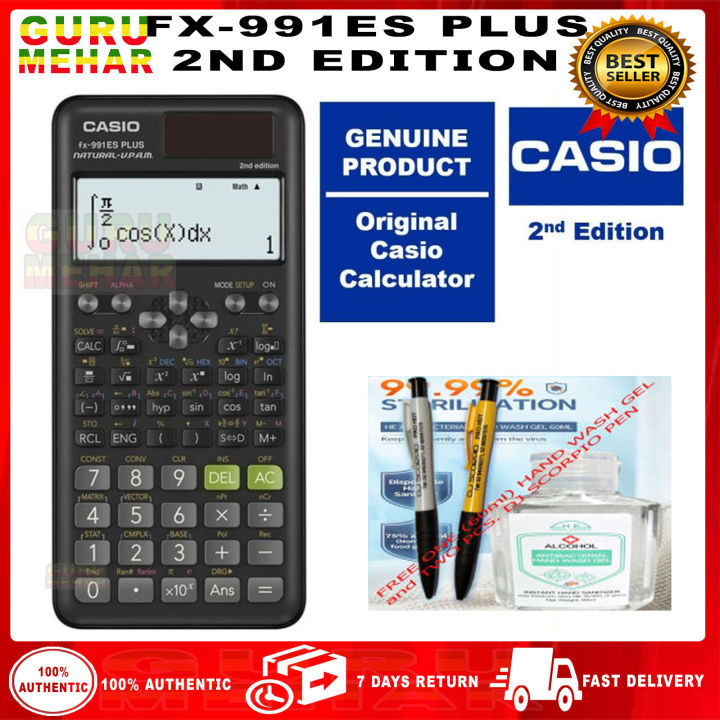 Casio Fx-570Es Plus 2 Scientific Calculator with 417 Functions and Natural  Display : : Office Products
