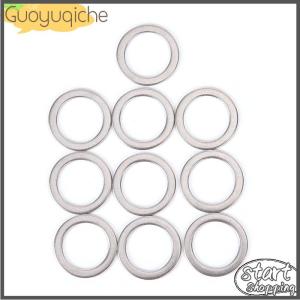 【Guoyuqiche】 10pcs xe đạp đạp đạp Spacer Crank xe đạp xe đạp thép không gỉ Vòng máy giặt