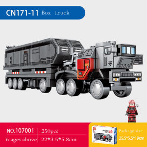 Bafada 250pcs Wandering Earth Series Building Blocks Sets Box Truck Figures Bricks Toys Military Model Blocks Educational Toy For Children