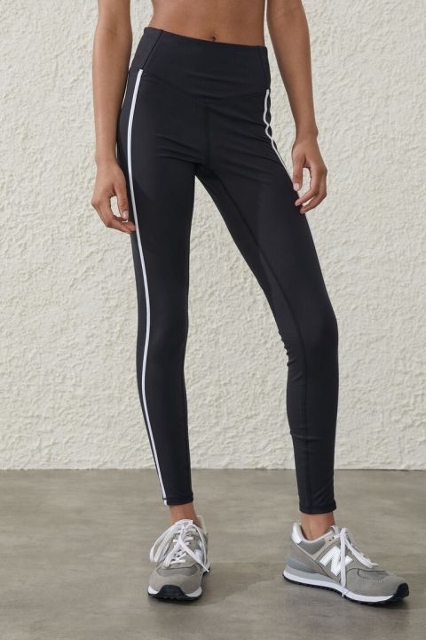 COTTON ON BODY ACTIVE PETITE ULTRA SOFT V FRONT FULL LENGTH TIGHT