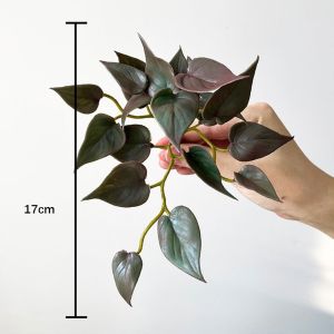 WAYNEG Soft Artificial Copper Coin Grass Plants Realistic Handmade Fake Ivy Leaf Leaves Artificial Green Turtle Leaves Wall Hanging Mini Bouquet Home Decoration
