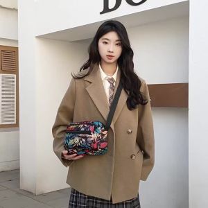 Ống Kính Oxford Túi Xách Nữ Dung Tích Lớn Có Khóa Kéo Nhẹ Nhàng Cầm Tay Đeo Vai Đeo Chéo Túi Nhỏ Đa Năng Dành Cho Mẹ Trung Niên [ Miễn Phí Vận Chuyển ]