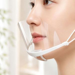 [Combo 5] khẩu trang nhựa trong suốt che miệng – tiện lợi lịch sự cho ngành dịch vụ