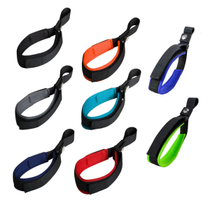 Dây Xích Chó có thể điều chỉnh được có dây đeo cổ tay cho an toàn gripping cho đi bộ màu đen thiết kế bền Độn Dây đeo