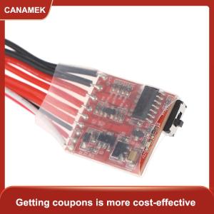 【CANAMEK】 Micro ESC 10A 15A 20A 30A chải ESC RC ESC điện tốc độ điều khiển cho Diy Mini 1 16 1 18 1 24 RC Xe thuyền TANK W phanh