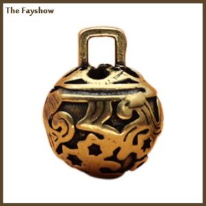 [The Fayshow] Durable Brass Retro Waist Accessories Small Bell Car Pendant For Gifts Jewelry Pendant Keychain Pendant Birthday Gift