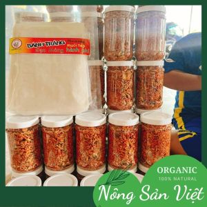 Set bánh tráng dẻo muối tép hành phi bánh tráng phơi sương gạo mỏng Tây Ninh - 04100104