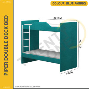 [Bulky]Twentyone Piper Fabric Bunk bed (With Pullout Available)
