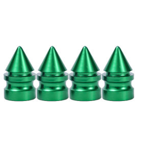 1/4PCS Aluminum Alloy Car Tire Valve Cap Pointed Cone Dustproof Airtight Valve STEM Air Hood Bicycle Car Accessories