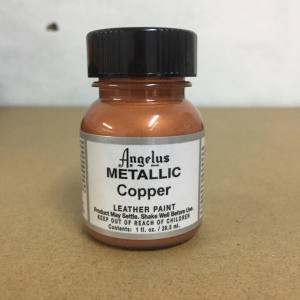 Angelus Metallic Leather Paint Copper for your Leather Goods