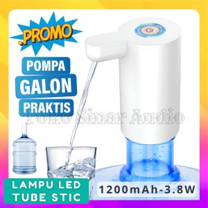 Pompa Air Galon Elektrik Portable ( 1x Cas Untuk 8 Galon ) Dispenser Air Minum Gallon VIPOO V-2055