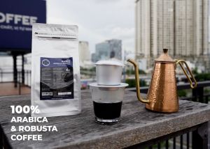 Cà phê hạt rang K Coffee 100% Robusta Arabica nguyên chất cà phê đậm vị KPhucSinh 4 - Túi 454g