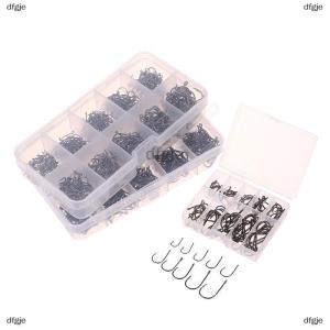 [COD] dfgje 100-500PCS Fishing Hooks Set High Carbon Steel Sharp Durable Barbed Fishhook Rock Fishing Equipment Gear Tackle Accessories