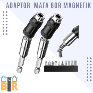Adaptor ekstensi mata bor magnetik 1/4 inci mata bor magnetik dudukan ujung putar magnetik