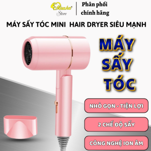 Mấy sấy tóc mini cầm tay 2 chiều nóng lạnh HAIR DRYER công suất 1800W 2 chế độ sấy chăm sóc tóc.