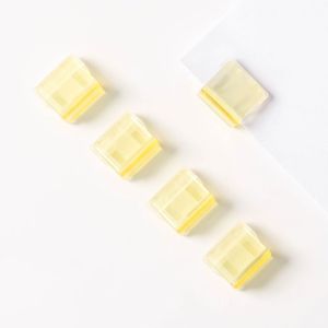 OUREAL 20PCS Văn phòng phẩm Đồ dùng học tập Kẹp giữ hồ sơ Đa chức năng Màu kẹo Sáng Tạo Kẹp Giấy chữ cái Kẹp đẩy Bìa hồ sơ giấy kiểm tra Kẹp góc