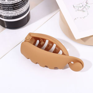 คลิปหนีบผมหางม้าคาดศรีษะด้านหลังของผู้หญิงคลิปด้านสีทึบอะคริลิคกิ๊บหนีบผมเกาหลีอเนกประสงค์แบบกิ๊บติดผมข้างใหม่