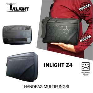 Tas Selempang Z4 PREMIUM Waterproof Pouchbag Slingbag Clouthbag Pria Multifungsi Keren Hitam
