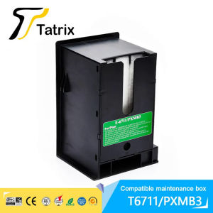 T6711 Maintenance with chip For EPSON WF3620 WF3640 WF7110 WF7620 WF7610 WF-3520 WF-3540 7610/7620/7621/WF-7710/7720 Printer