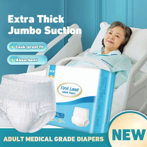 【Free Shipping】BGVP 10PCS Japan Premium Adult Diaper M-XL Disposable For Old People Elderly Care Adults Strong Absorption Sanitary Pant Overnight Protection Soft Comfort Care Reverse Osmosis Panty Style Two Options Available