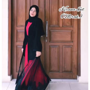 Abaya Karina Set Outer dan Inner: Desain Elegan untuk Wanita Modern