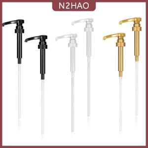 N2HAO  1PC Syrup bơm Dispenser thay thế nước sốt áp lực vòi phun chai bơm container cho cà phê nhà bếp gia vị chất lỏng