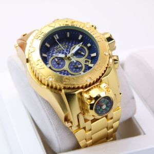 MOWATCH BISA COD Jam Tangan Pria Chrono Aktif Rantai Stainless Steel Diameter Besar Terbaru Terlaris